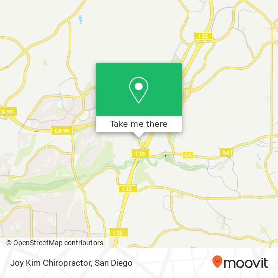 Mapa de Joy Kim Chiropractor