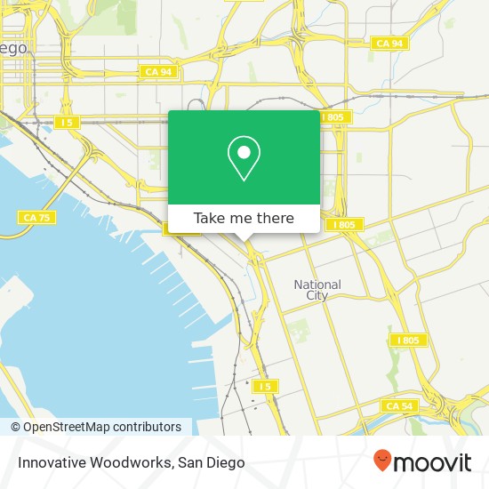 Mapa de Innovative Woodworks