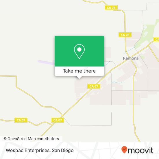 Wespac Enterprises map