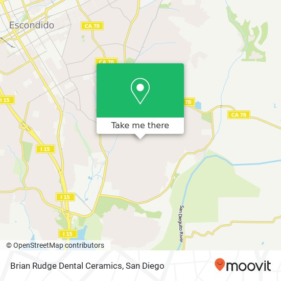 Brian Rudge Dental Ceramics map