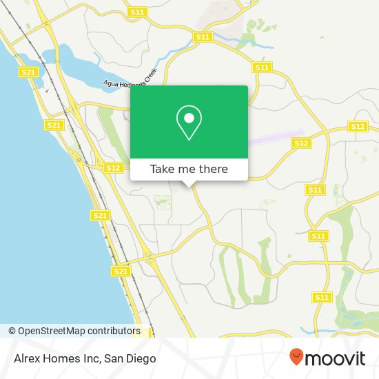 Alrex Homes Inc map