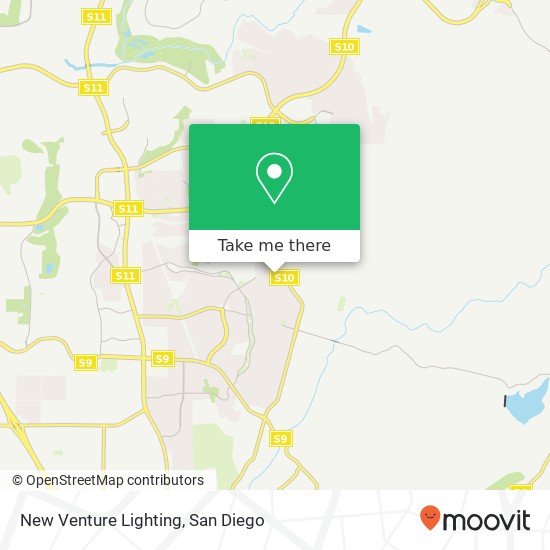 New Venture Lighting map