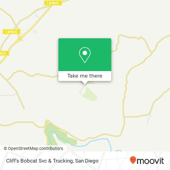Cliff's Bobcat Svc & Trucking map