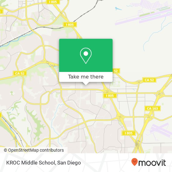 Mapa de KROC Middle School