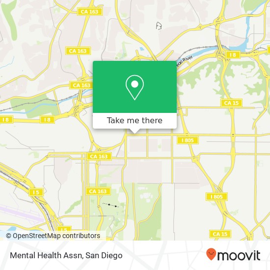 Mapa de Mental Health Assn