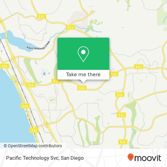 Pacific Technology Svc map