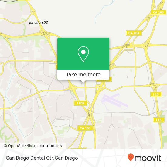 Mapa de San Diego Dental Ctr