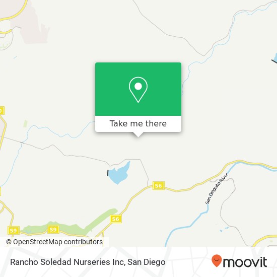 Rancho Soledad Nurseries Inc map