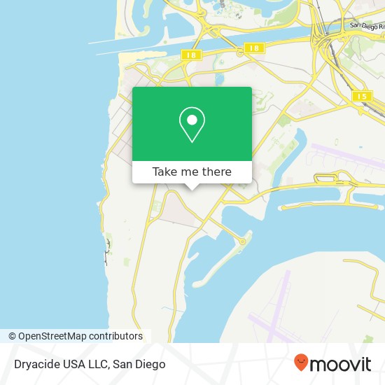 Mapa de Dryacide USA LLC