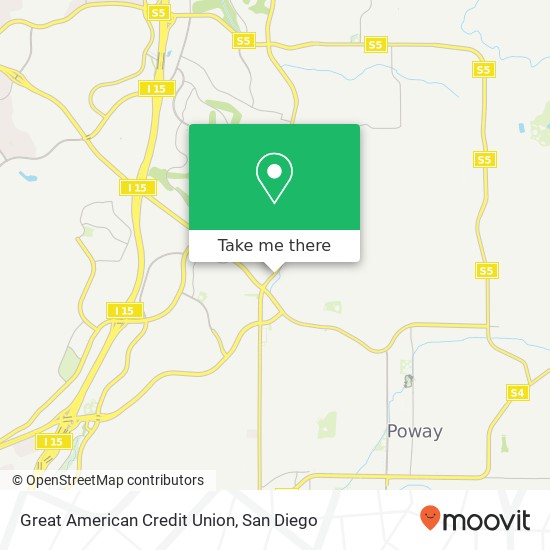 Mapa de Great American Credit Union