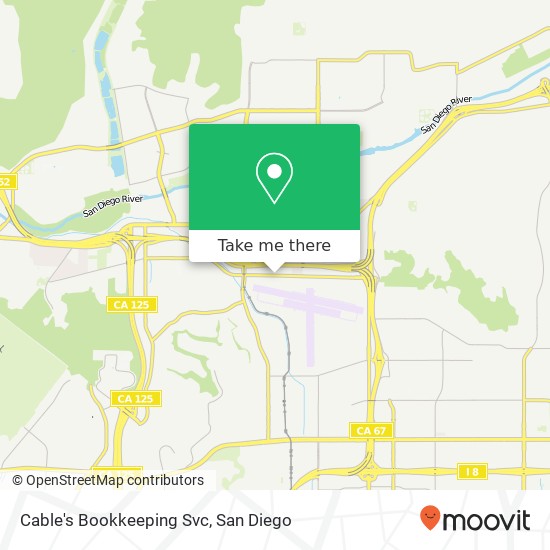 Cable's Bookkeeping Svc map