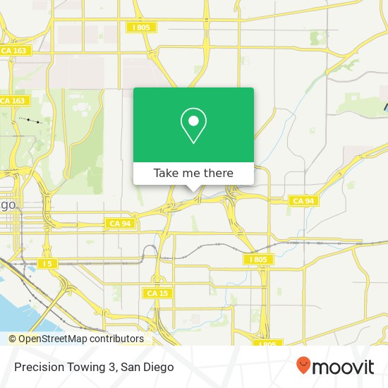 Mapa de Precision Towing 3