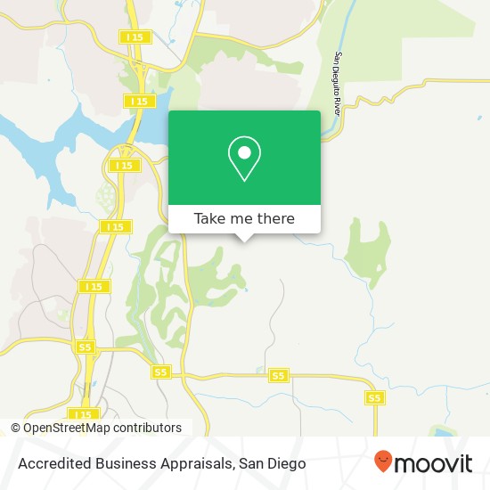 Accredited Business Appraisals map