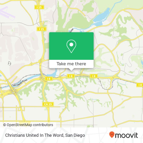 Mapa de Christians United In The Word