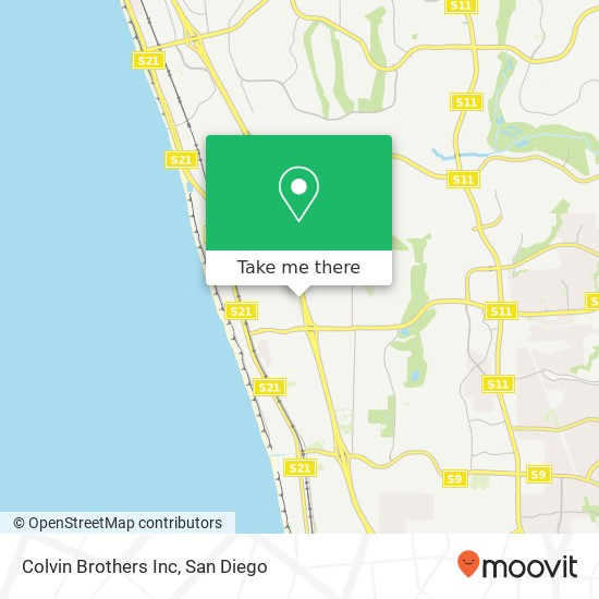 Colvin Brothers Inc map