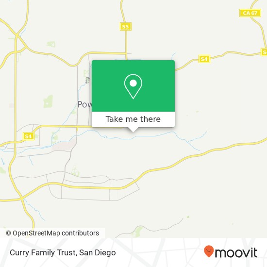 Mapa de Curry Family Trust