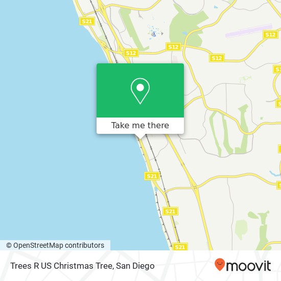 Trees R US Christmas Tree map