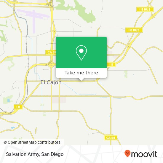 Mapa de Salvation Army