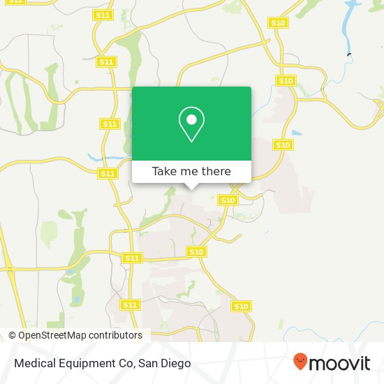 Mapa de Medical Equipment Co