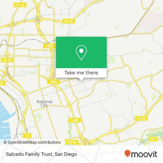 Salcedo Family Trust map
