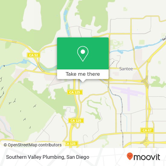 Mapa de Southern Valley Plumbing