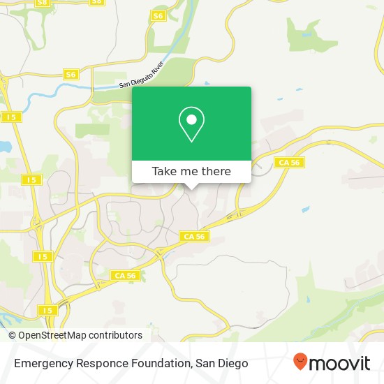 Emergency Responce Foundation map