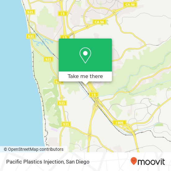 Pacific Plastics Injection map