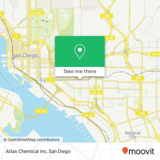 Mapa de Atlas Chemical Inc