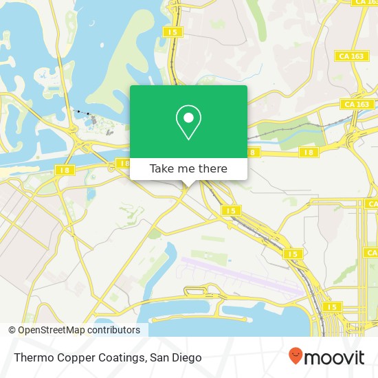 Mapa de Thermo Copper Coatings