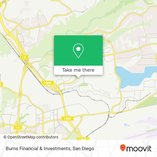 Burns Financial & Investments map