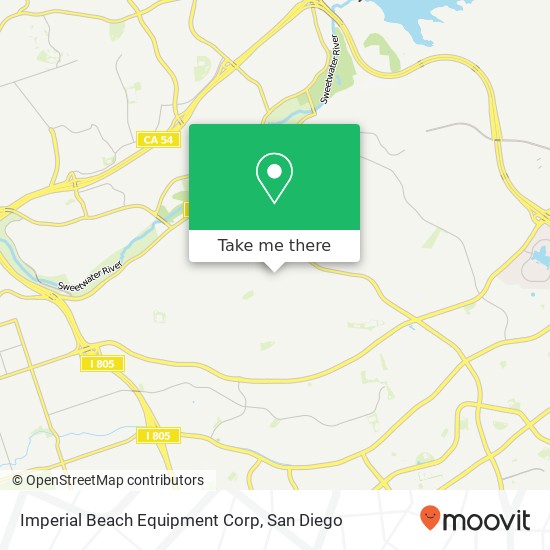 Imperial Beach Equipment Corp map