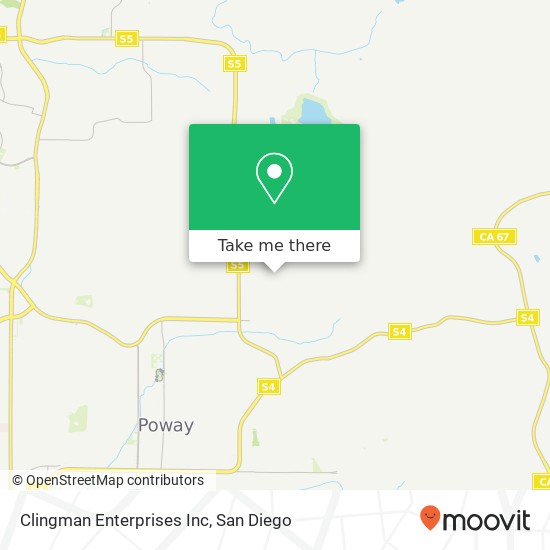 Mapa de Clingman Enterprises Inc