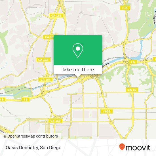 Mapa de Oasis Dentistry