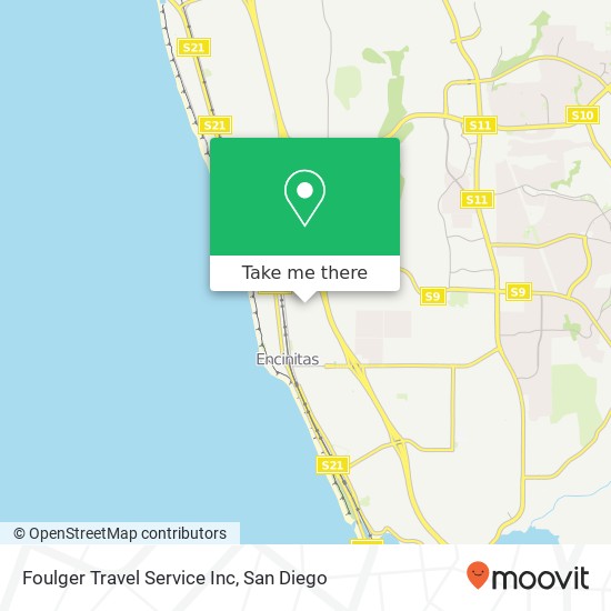 Foulger Travel Service Inc map