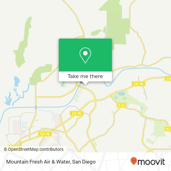 Mapa de Mountain Fresh Air & Water