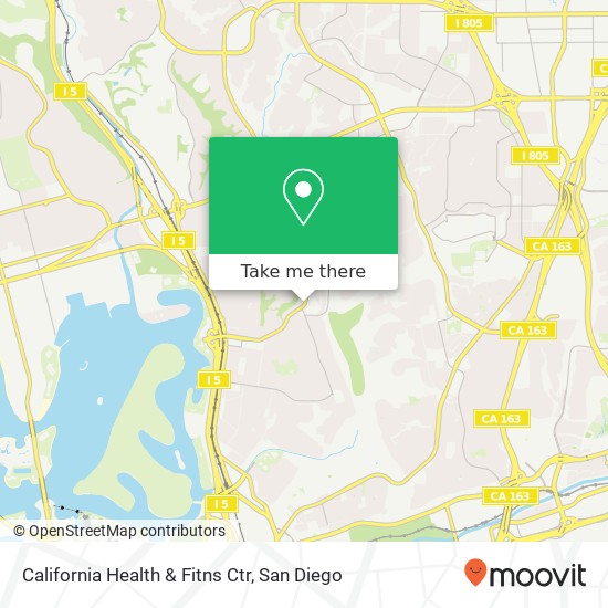 Mapa de California Health & Fitns Ctr