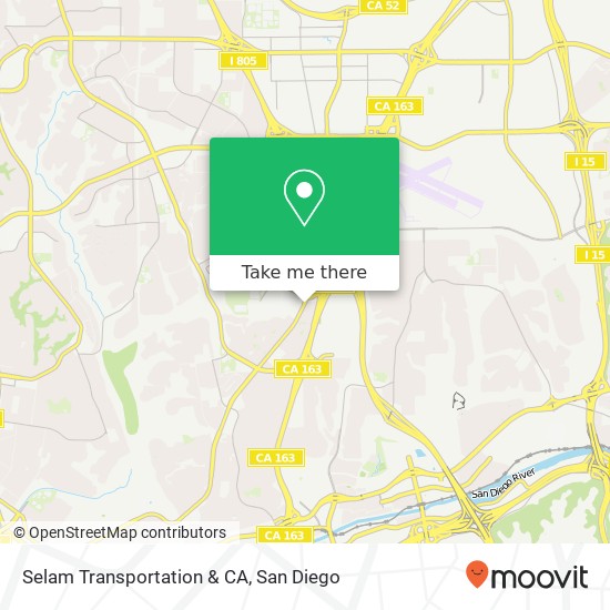 Selam Transportation & CA map