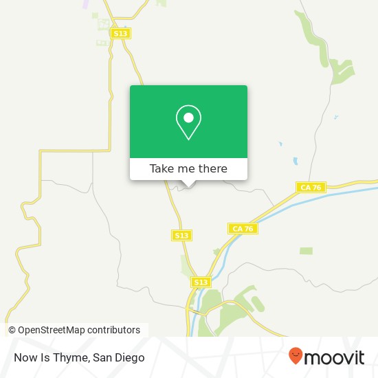 Mapa de Now Is Thyme