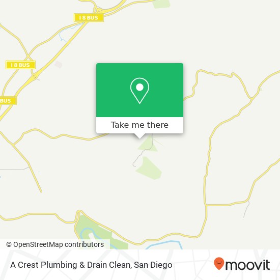 A Crest Plumbing & Drain Clean map