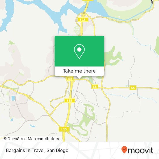 Bargains In Travel map