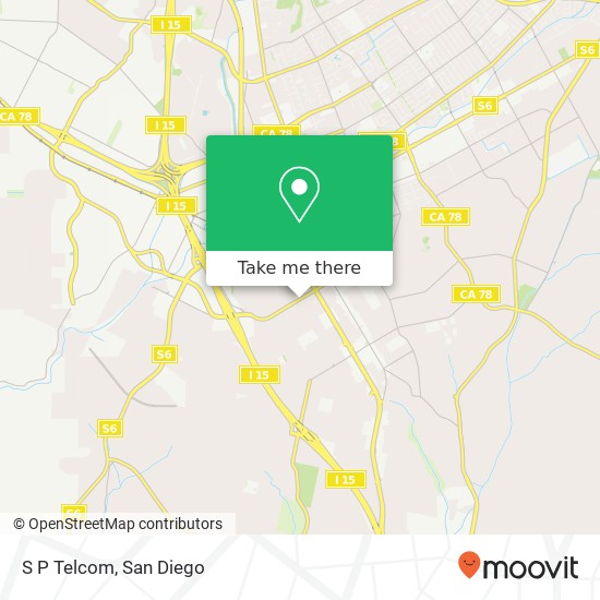 S P Telcom map