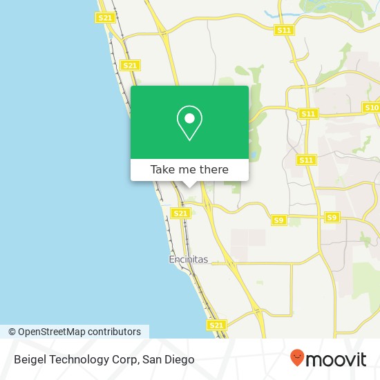 Mapa de Beigel Technology Corp