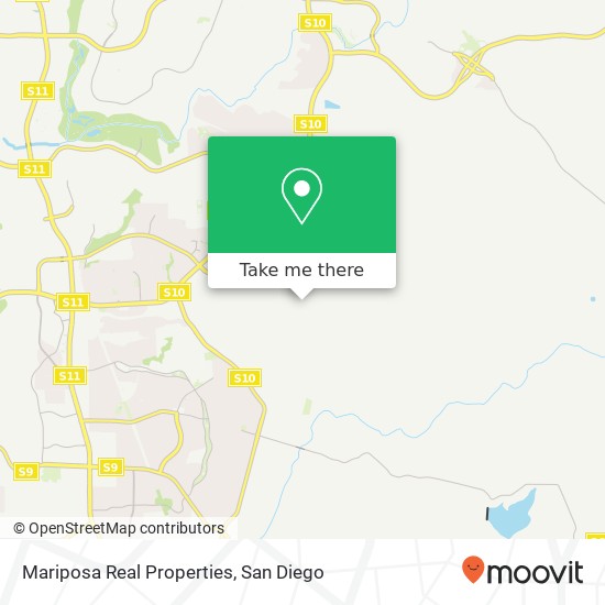 Mariposa Real Properties map