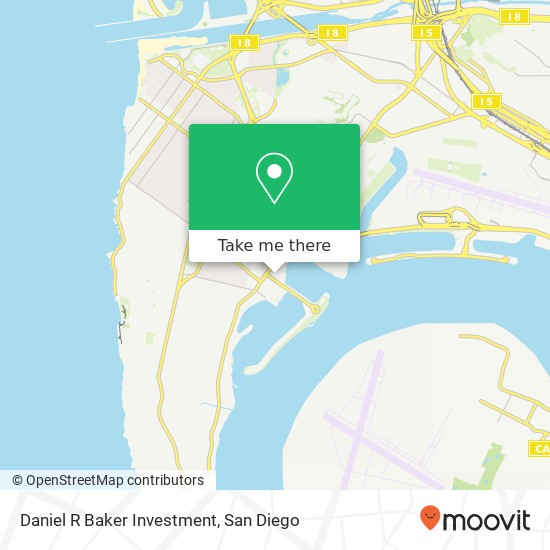 Mapa de Daniel R Baker Investment