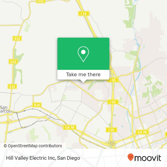 Mapa de Hill Valley Electric Inc
