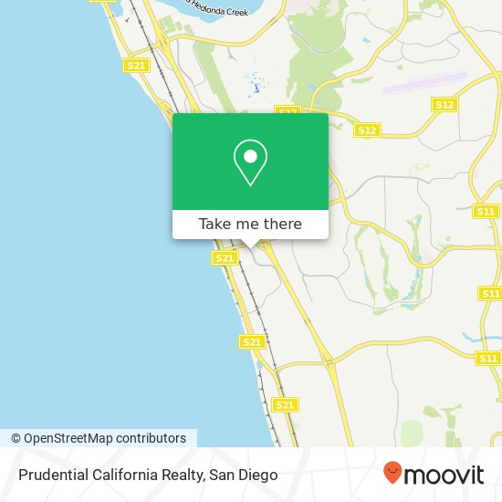 Prudential California Realty map