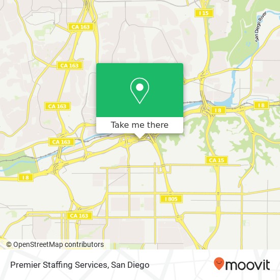 Mapa de Premier Staffing Services