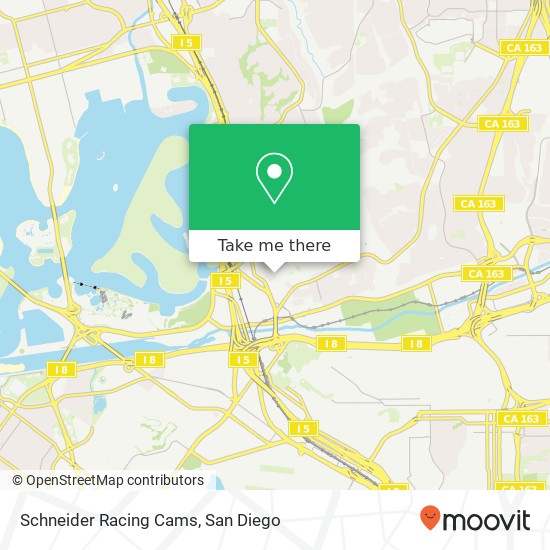Mapa de Schneider Racing Cams