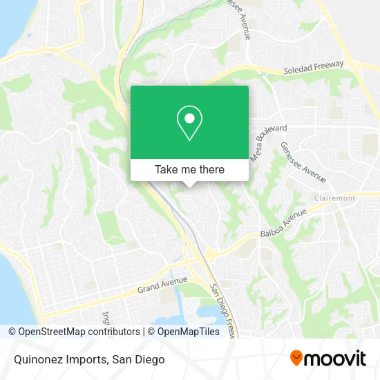 Mapa de Quinonez Imports