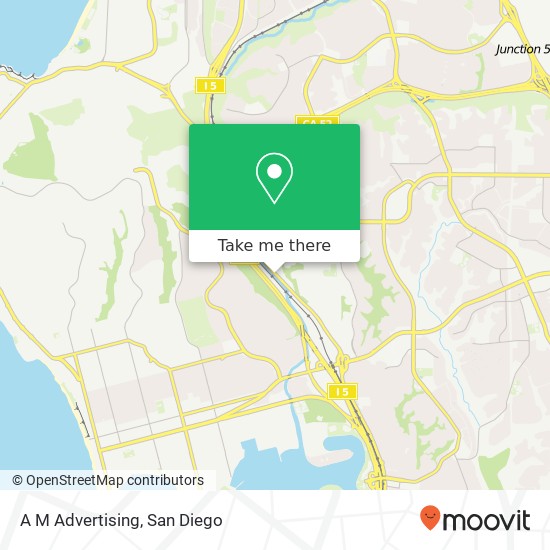 A M Advertising map